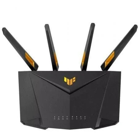 Router Gaming Inalámbrico Asus TUF-AX3000 V2/ WiFi 6/ 3000Mbps/ 2.4GHz 5GHz/ 4 Antenas/ WiFi 802.11ax/ac/n/a/ - n/b/g - PixelPlaza