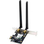 Tarjeta de Red Inalámbrica-PCI Express Asus PCE-BE6500/ 6500Mbps/ 2.4/5/6GHz - PixelPlaza