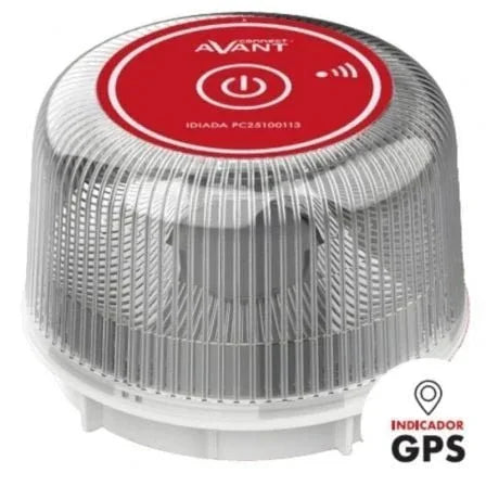 Luz baliza de emergencia para coche Avant V16 Connected AV1201/ Homologada/ Base Imantada/ Geolocalizable/ Funciona a Pilas - PixelPlaza