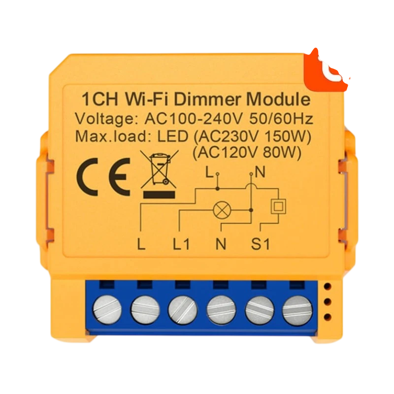 Avatto DMS16-2 Naranja - Switch Inteligente WiFi