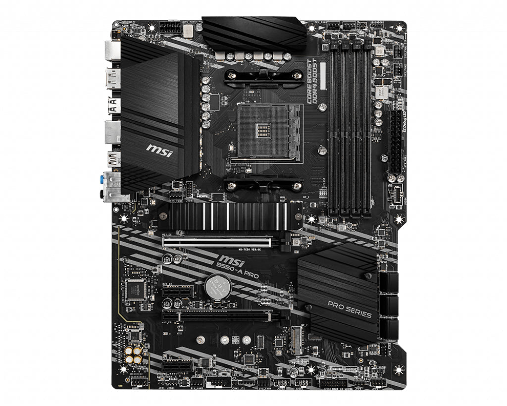 Placa base Msi AMD b550 - a pro am4 - ATX - DDR4 x4 · max 128GB - 3200 mhz - HDMI - display port