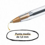 Bolígrafo de Tinta de Aceite Bic Cristal Original 516344/ 5 unidades/ Azul - PixelPlaza