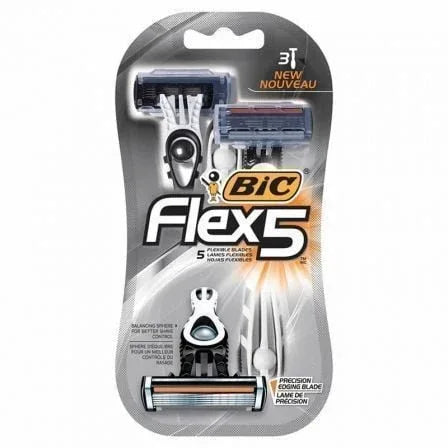 Cuchilla de Afeitar Bic Flex 5/ 3 uds - PixelPlaza