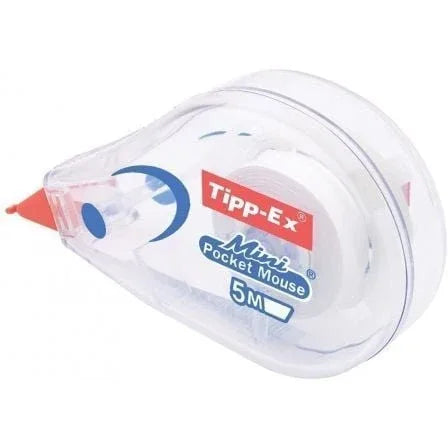 Caja de Correctores de Escritura en Cinta Bic Tipp-Ex Mini Pocket Mouse/ 5mm x 5m/ 10 unidades - PixelPlaza