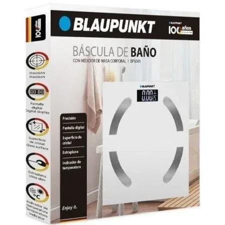 Báscula de Baño Blaupunkt BP5009/ Blanco - PixelPlaza