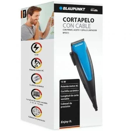 Cortapelos Blaupunkt BP5013 con Cable/ 6 Accesorios - PixelPlaza