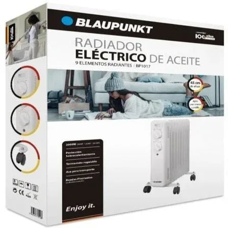 Radiador de Aceite Blaupunkt BP1017/ 2000W/ 9 Elementos Caloríficos - PixelPlaza