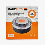 Luz baliza de emergencia para coche Balizauto Connected V16 PD-000093/ Homologada/ Base Imantada/ Geolocalizable/ Funciona a Pilas - PixelPlaza