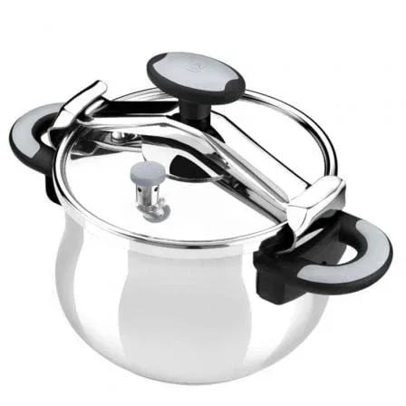 Olla a Presión Bra New Star A185501/ Ø22cm/ 4.5L/ Acero Inoxidable/ Apta para Inducción - PixelPlaza