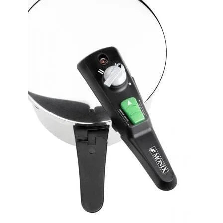 Olla a Presión Rápida Monix Quick M560003/ Ø22cm/ 7L/ Acero Inoxidable - PixelPlaza