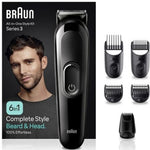 Afeitadora Braun All in One 6 en 1 Style Kit Series 3 MGK3410/ con baterŪa/ 6 Accesorios