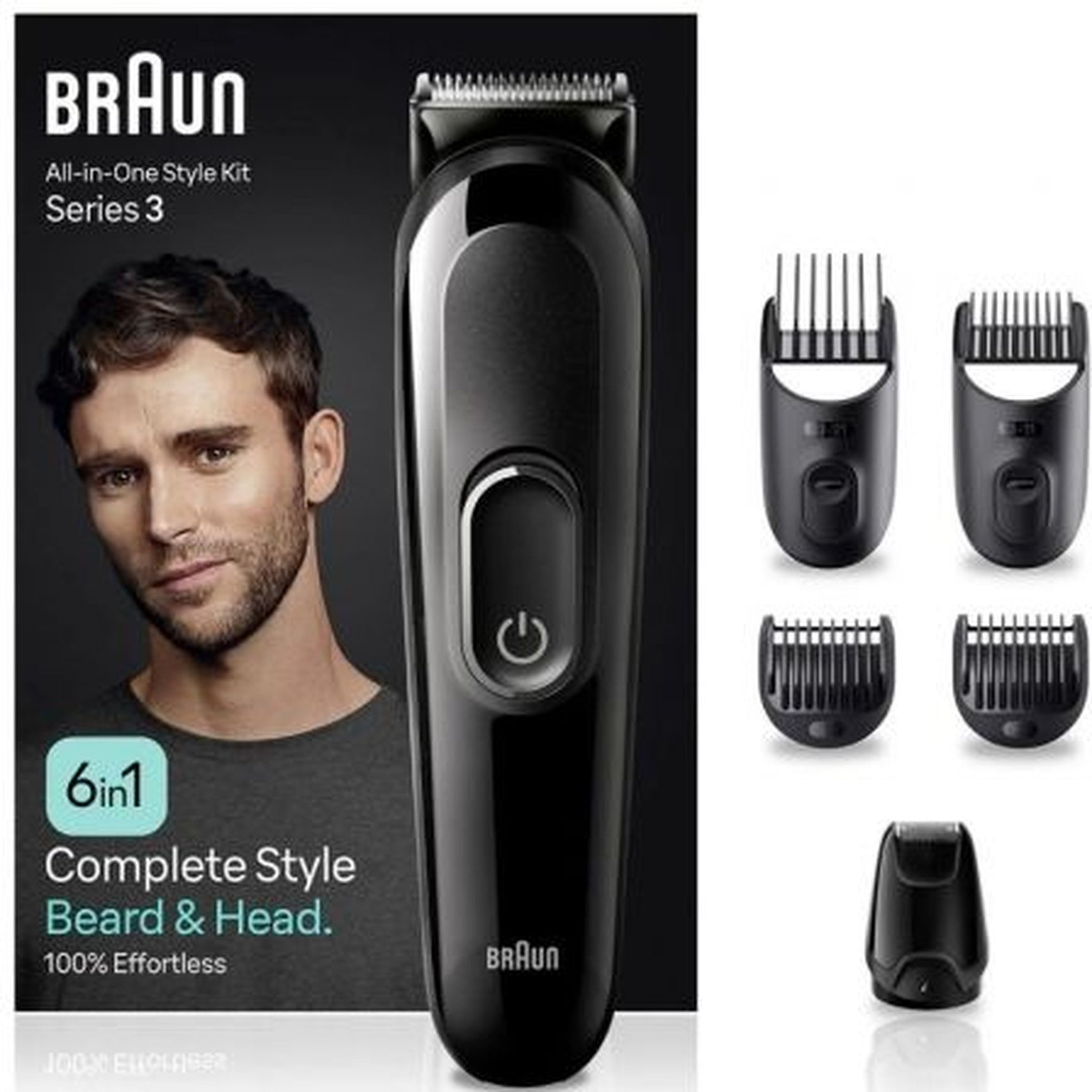 Afeitadora Braun All in One 6 en 1 Style Kit Series 3 MGK3410/ con baterŪa/ 6 Accesorios