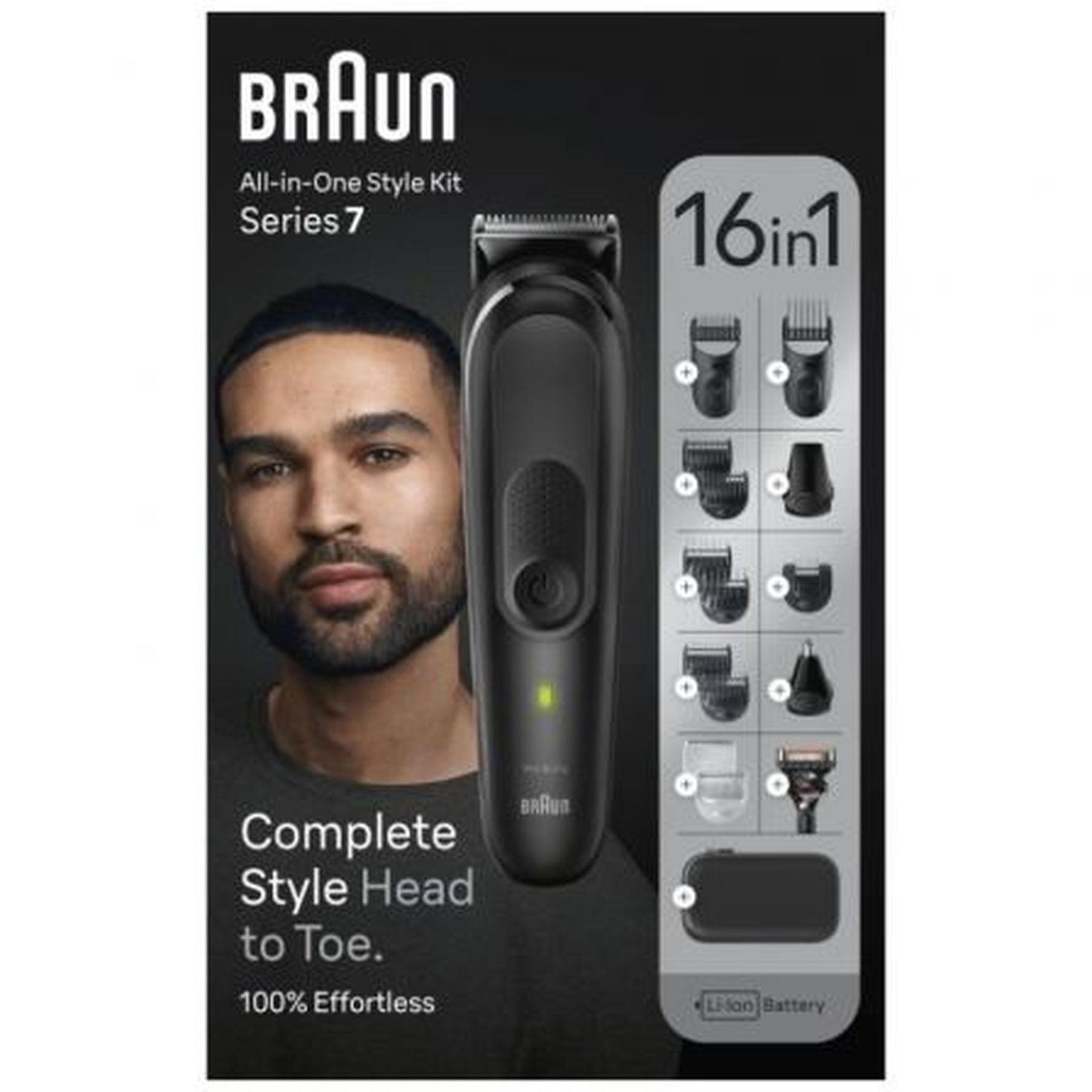 Recortadora Braun Serie 7 MGK7470/ con BaterŪa/ 5 Accesorios