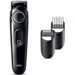 Afeitadora Braun BeardTrimmer Series 3 BT3411/ con Batería/ 2 Accesorios
