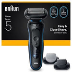 Afeitadora Braun Series 5 52-B1650S/ con Batería/ 2 Accesorios