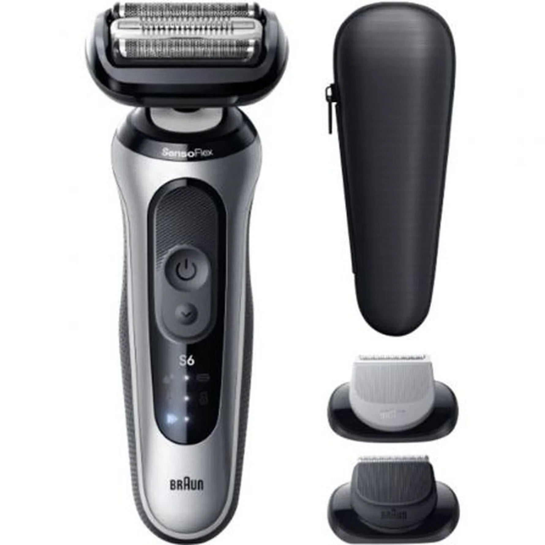 Afeitadora Braun Series 6 62-S1650S/ con Batería/ 2 Accesorios - PixelPlaza