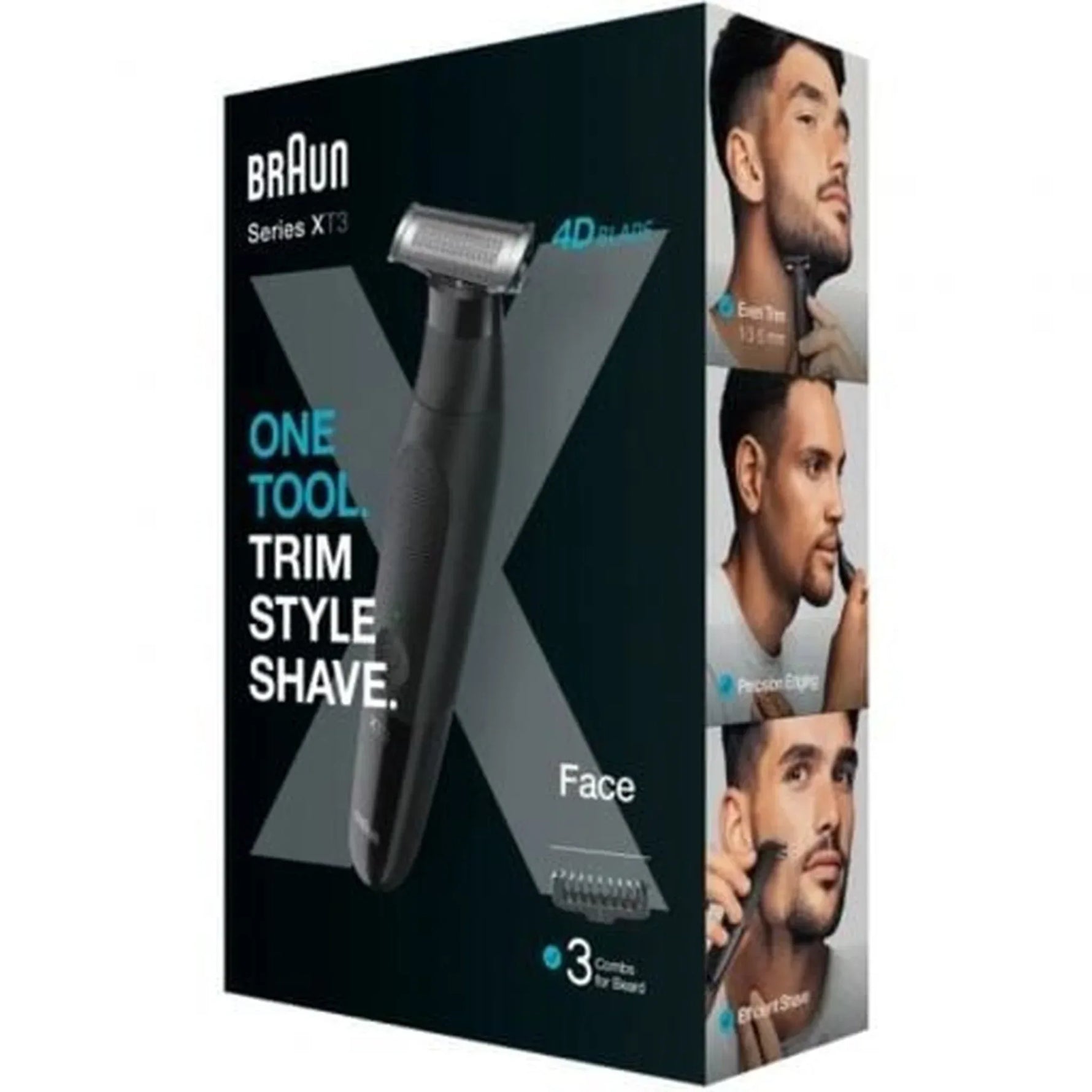 Recortadora Braun Serie X XT3100/ con Batería/ 3 Accesorios - PixelPlaza