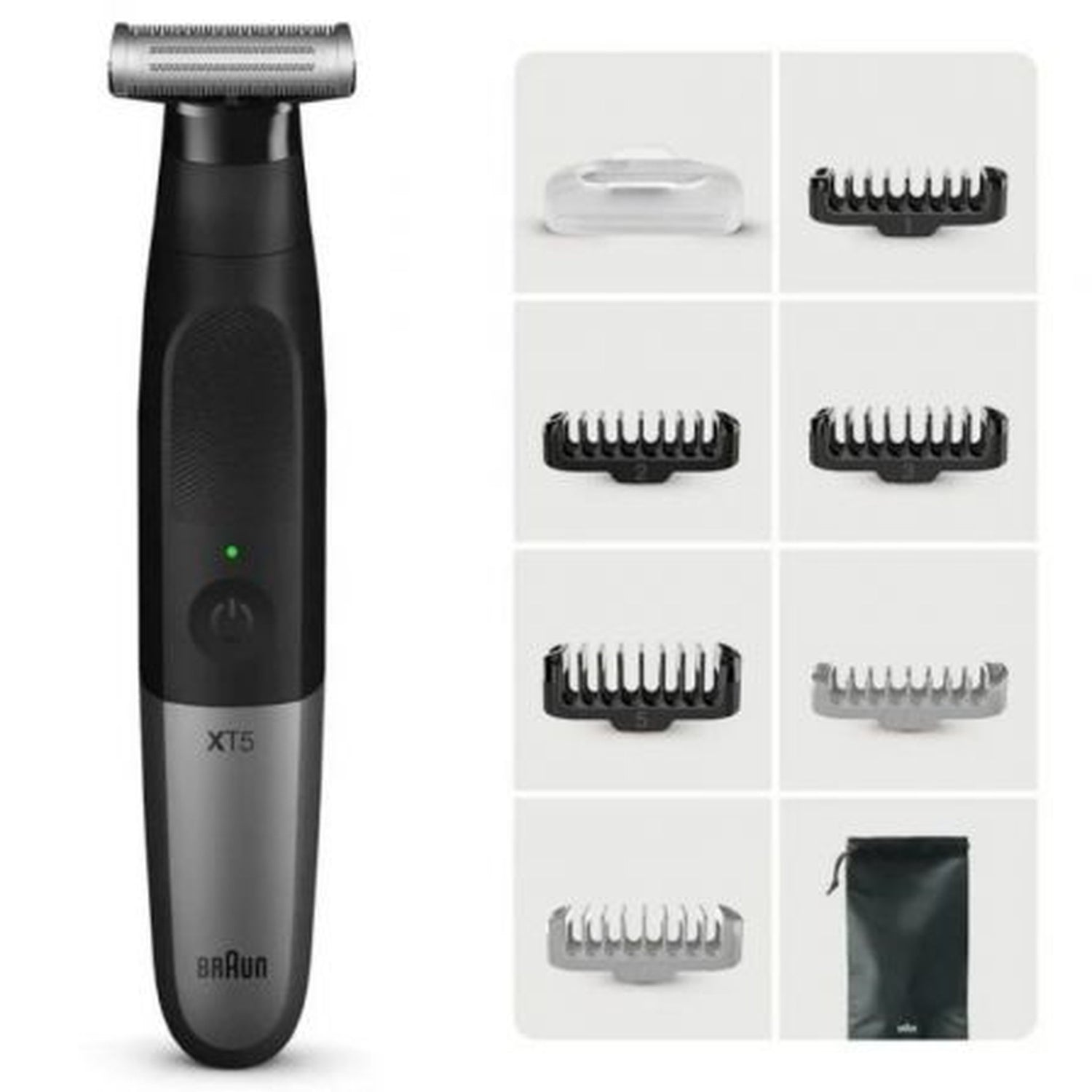 Afeitadora Braun Wet and Dry Serie X XT5200/ con Batería/ 6 Accesorios