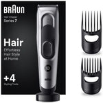 Cortapelos Braun Series 7 HC7390/ con Batería/ 2 Accesorios