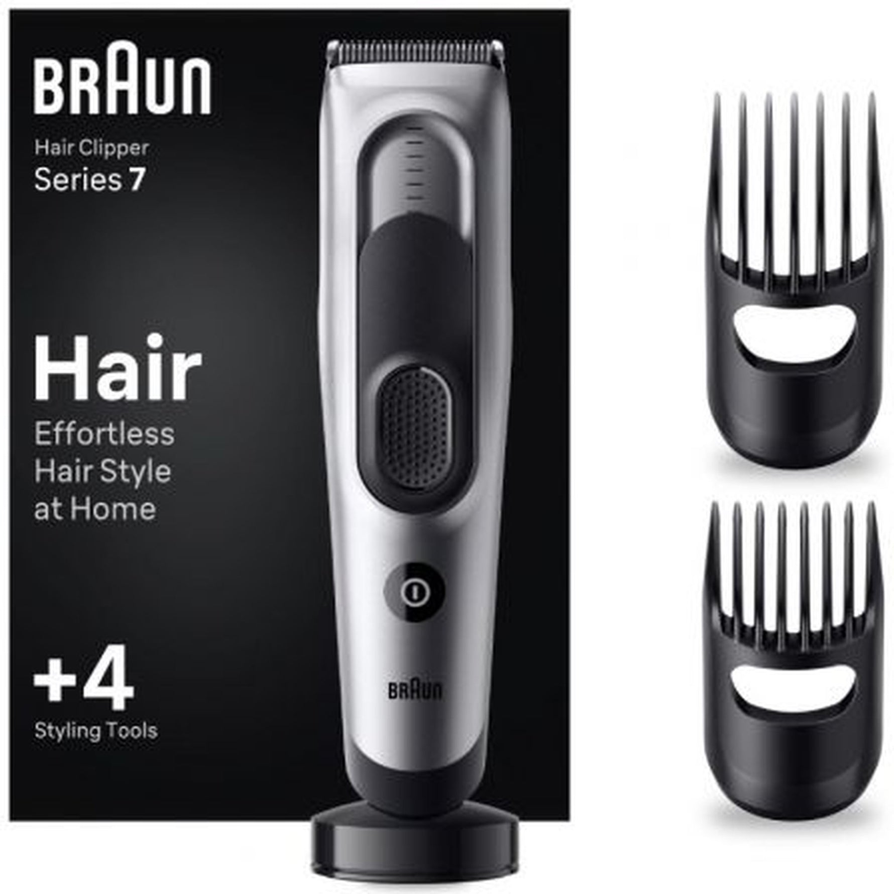 Cortapelos Braun Series 7 HC7390/ con Batería/ 2 Accesorios