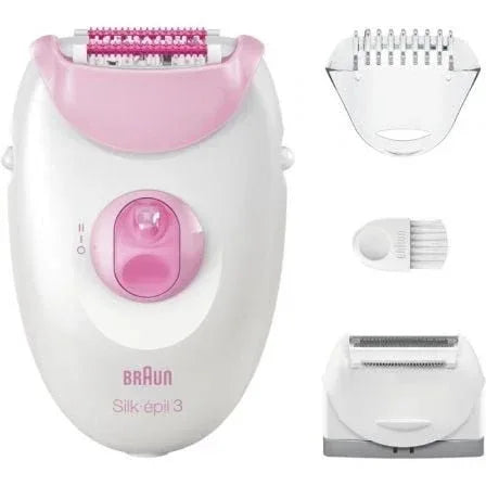 Depiladora Braun Silk Epil Series 3 3-031/ Con Cable/ 3 Accesorios - PixelPlaza