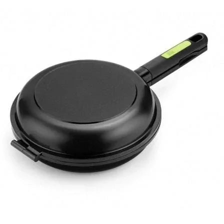Sartén Dupla para Tortillas Bra Prior A121466/ Ø20cm/ Aluminio fundido/ Apta para Inducción - PixelPlaza