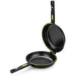 Sartén Dupla para Tortillas Bra Prior A121466/ Ø20cm/ Aluminio fundido/ Apta para Inducción - PixelPlaza