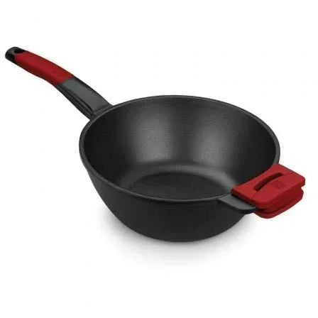 Sartén Bra Wok Premiere A412028/ Ø28cm/ Aluminio fundido/ Apta para Inducción - PixelPlaza