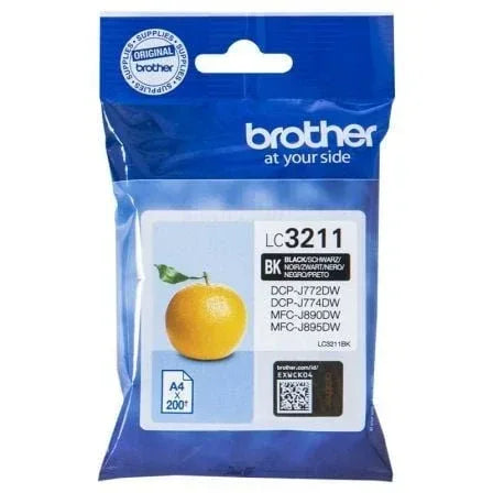 Cartucho de Tinta Original Brother LC-3211BK/ Negro - PixelPlaza