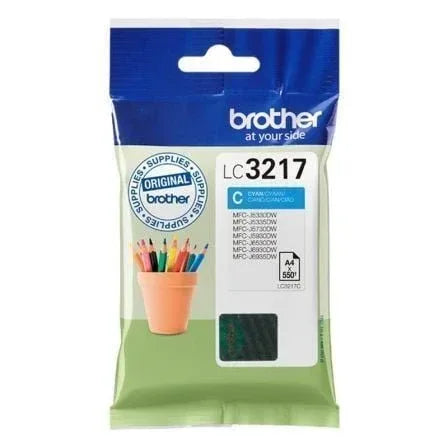 Cartucho de Tinta Original Brother LC-3217C/ Cian - PixelPlaza