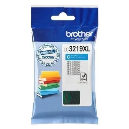 Cartucho de Tinta Original Brother LC-3219C XL Alta Capacidad/ Cian - PixelPlaza