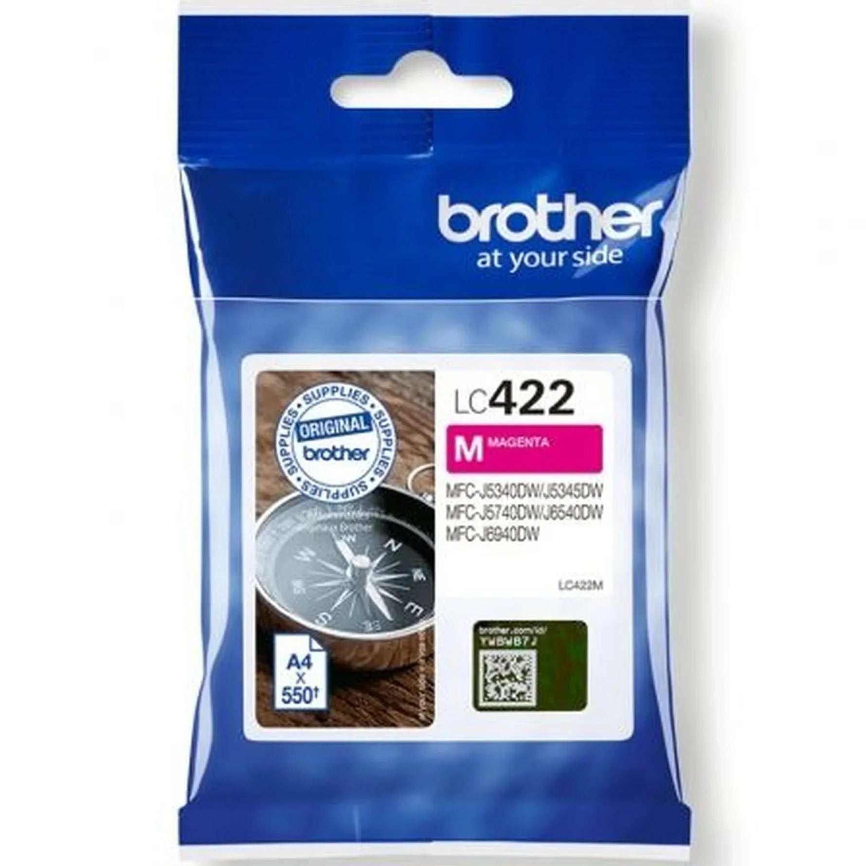 Cartucho de Tinta Original Brother LC-422/ Magenta - PixelPlaza