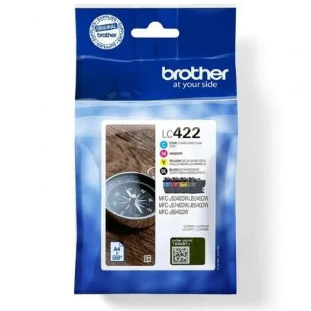 Cartucho de Tinta Original Brother LC422VAL Multipack/ Cian/ Magenta/ Amarillo/ Negro - PixelPlaza