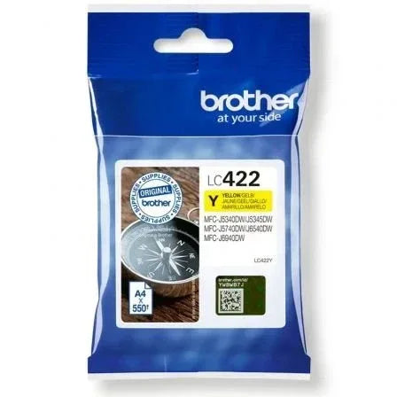 Cartucho de Tinta Original Brother LC-422/ Amarillo - PixelPlaza