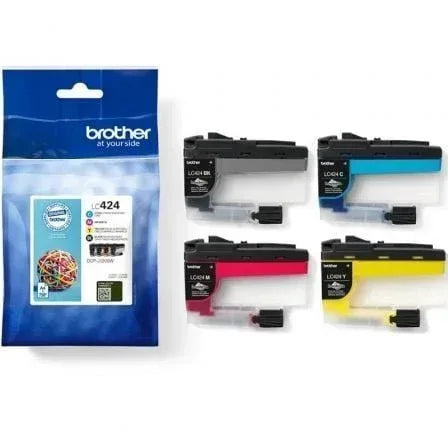 Cartucho de Tinta Original Brother LC424VAL/ Multipack/ Cian/ Magenta/ Amarillo/ Negro - PixelPlaza