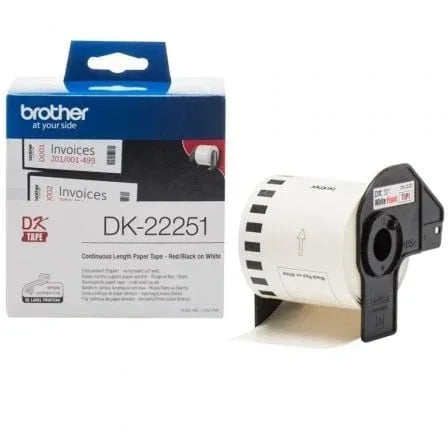 Rollo de Papel Continuo Original Brother DK22251 - PixelPlaza