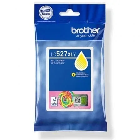Cartucho de Tinta Original Brother LC527XLY Alta Capacidad/ Amarillo - PixelPlaza