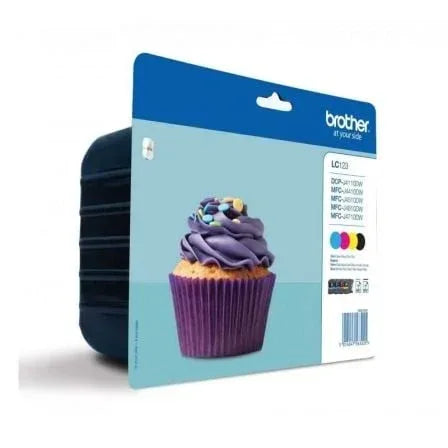 Cartucho de Tinta Original Brother LC-123 Multipack/ Cian/ Magenta/ Amarillo/ Negro - PixelPlaza