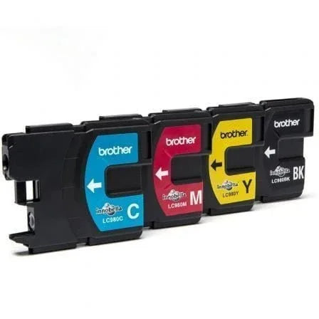 Cartucho de Tinta Original Brother LC-980 Multipack/ Cian/ Magenta/ Amarillo/ Negro - PixelPlaza