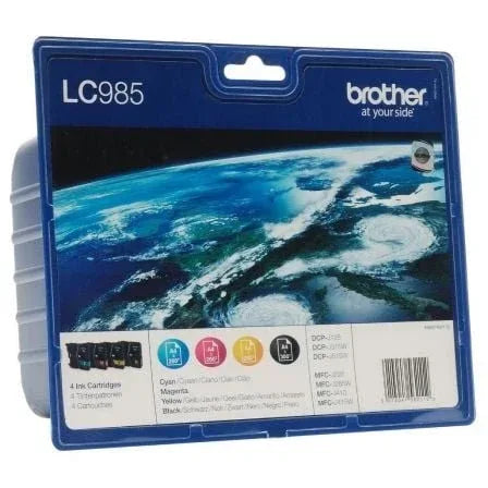 Cartucho de Tinta Original Brother LC- 985 Multipack/ Cian/ Magenta/ Amarillo/ Negro - PixelPlaza