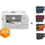 Multifunción Brother MFC-J4540DWXL WiFi/ Fax/ Dúplex/ Pack impresora + consumibles XL/ Blanca - PixelPlaza