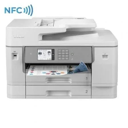 Multifunción A3 Brother MFC-J6955DW WiFi/ Fax/ Dúplex/ Blanca - PixelPlaza