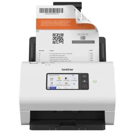 Escáner Documental Brother ADS-4900W con Alimentador de Documentos ADF/ Doble cara - PixelPlaza