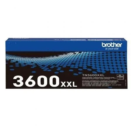 Tóner Original Brother TN3600XXL Alta Capacidad/ Negro - PixelPlaza