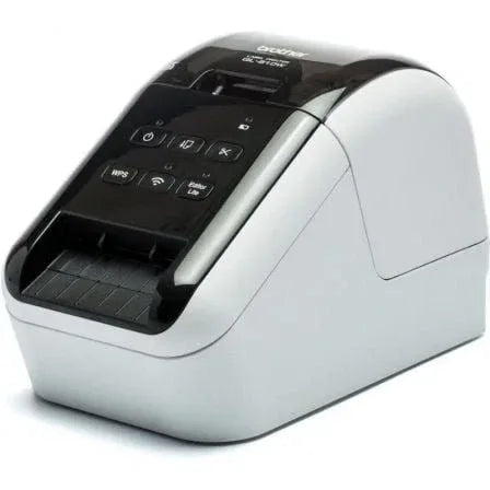Impresora de Etiquetas Brother QL-810WC/ Térmica/ Ancho etiqueta 62mm/ USB-WiFi/ Blanca y Negra - PixelPlaza