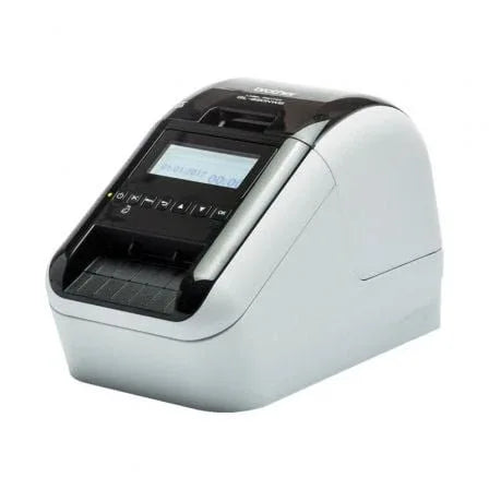 Impresora de Etiquetas Brother QL-820NWBC/ Térmica/ Ancho etiqueta 62mm/ USB-Bluetooth-WiFi-Ethernet/ Blanca y Negra - PixelPlaza