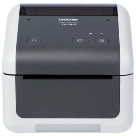 Impresora de Etiquetas y Tickets Brother TD-4410D/ Térmica/ Ancho etiqueta 108mm/ USB-RS232/ Blanca y Negra - PixelPlaza