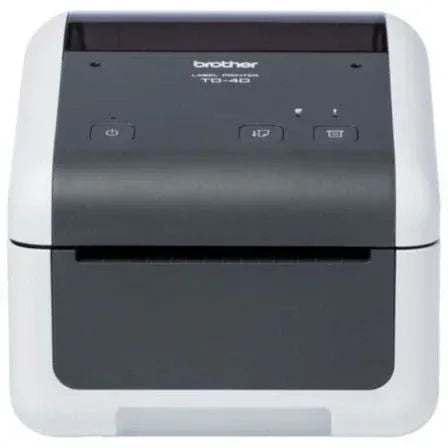 Impresora de Etiquetas y Tickets Brother TD-4410D/ Térmica/ Ancho etiqueta 108mm/ USB-RS232/ Blanca y Negra - PixelPlaza