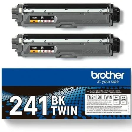 Tóner Original Brother TN241BKTWIN Multipack/ 2x Negro - PixelPlaza