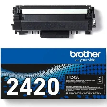 Tóner Original Brother TN-2420 Alta Capacidad/ Negro - PixelPlaza